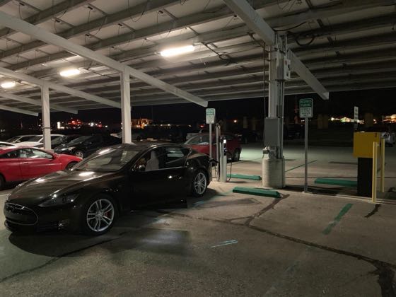 EV charger at Victor Valley College - West