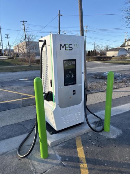 EV charger at Realize Athletics