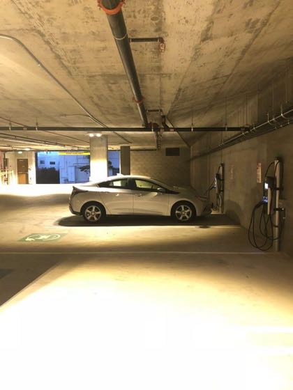 EV charger at Del Mar Civic Center