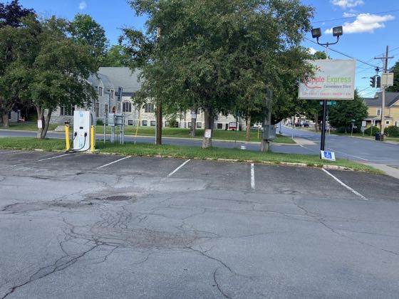 EV charger at Apple Express #2