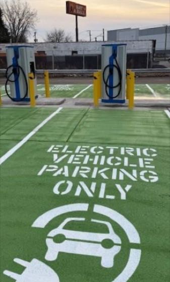 EV charger at GFCS LLC Melrose Park