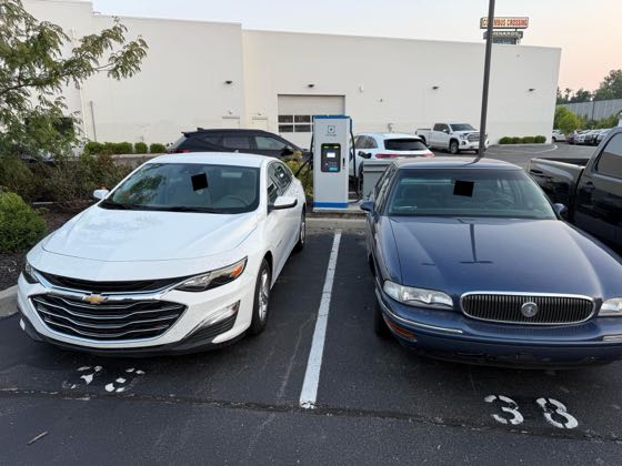 EV charger at Chevrolet of Columbus 