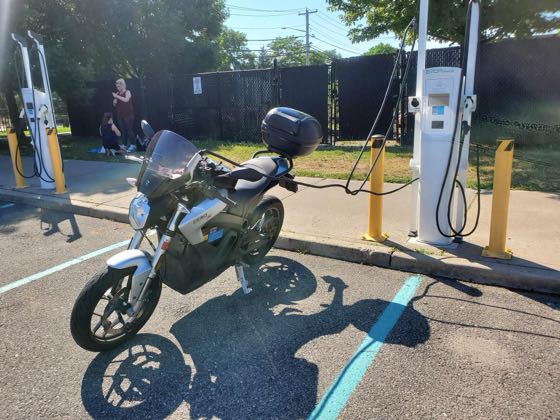 EV charger at Heritage Park