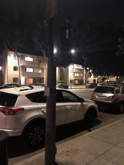 EV charger at USC - Village Dining Hall