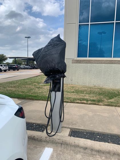 EV charger at Michaels Corporate Office | Headquarters