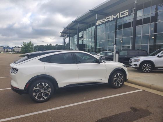 EV charger at Mercedes-Benz of Jackson