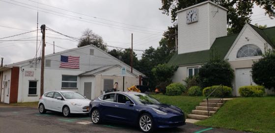 EV charger at City of Park Ridge