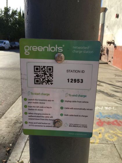 EV charger at Avenue 60 Parking/Charging
