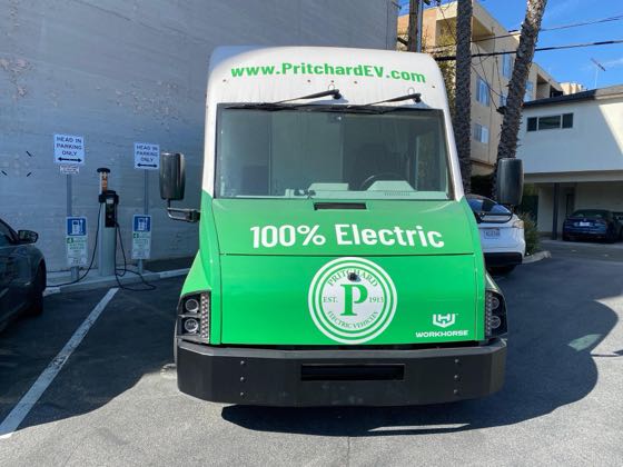EV charger at 1217 Euclid St Parking Lot