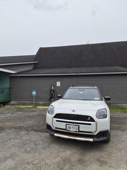 EV charger at Gabe Pressman Memorial At Woodstock Chamber of Commerce