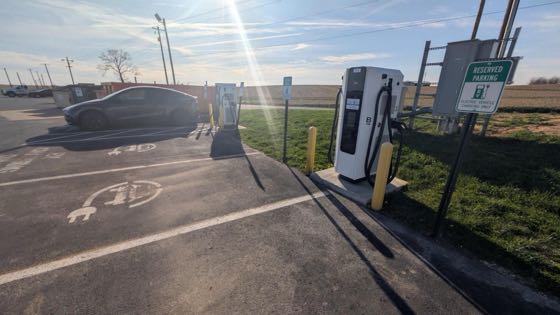 EV charger at Sternberg Ford