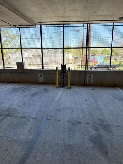 EV charger at E6 Apartments