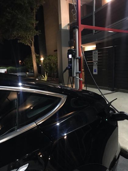 EV charger at Aiden by Best Western @ Austin City Hotel