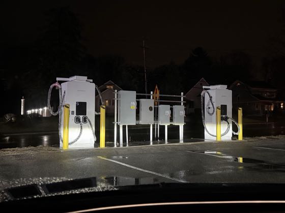 EV charger at Hamilton Square