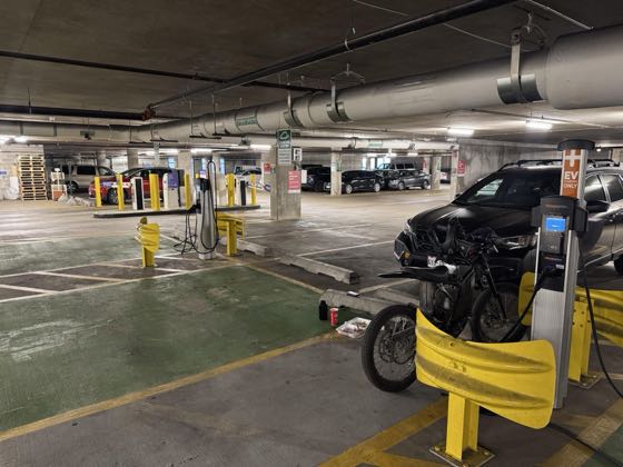 EV charger at Halsted Flats Public Parking