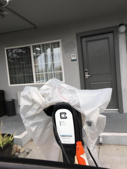 EV charger at University Inn at San Luis Obispo