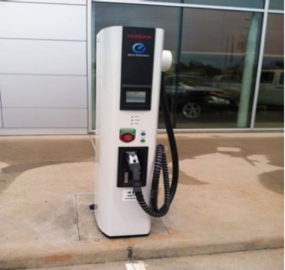 EV charger at Keating Nissan