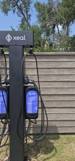 EV charger at Avilla Berry Creek