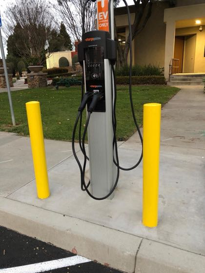 EV charger at Fountain Valley City Hall
