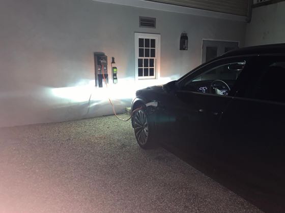 EV charger at Minor Memorial Library
