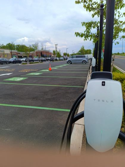 EV charger at Cloverleaf Shopping Center
