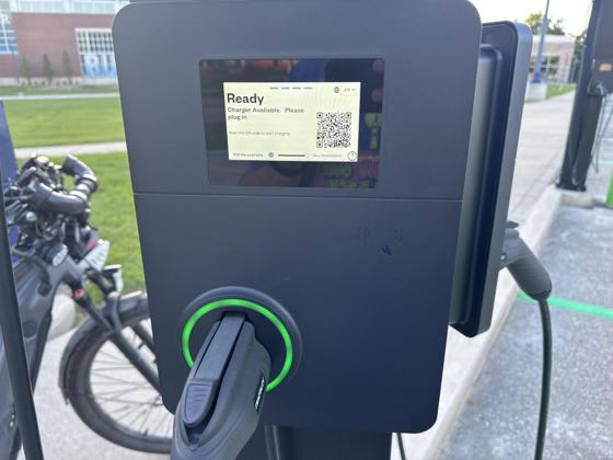 EV charger at Butler University - Hinkle Fieldhouse Parking Lot