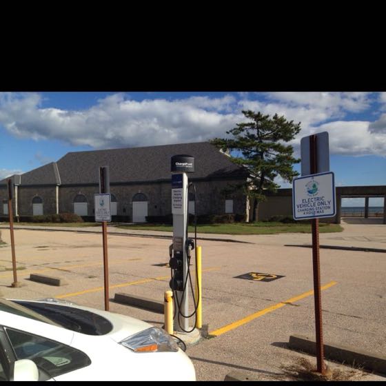 EV charger at Scarborough State Beach