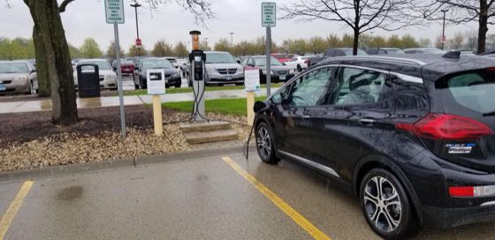 EV charger at Joliet Junior College