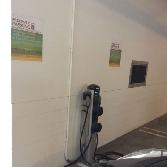 EV charger at The Renaissance at City Center