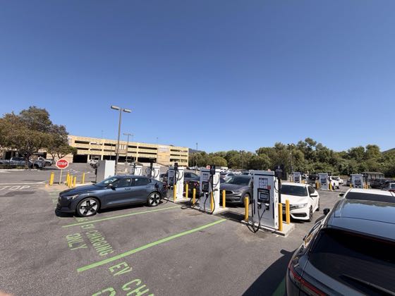 EV charger at Pala Casino DC