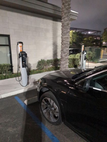 EV charger at TownePlace Suites San Diego Central