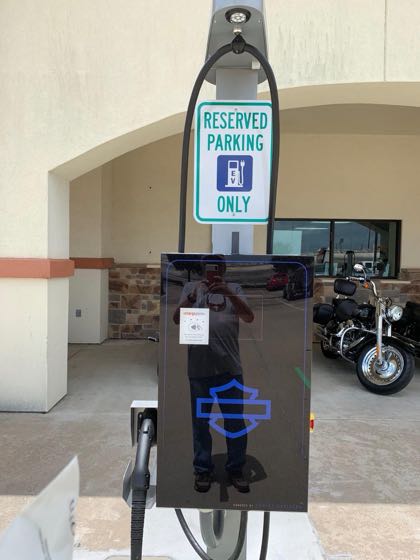EV charger at San Jacinto Harley Davidson