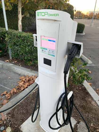 EV charger at Tireco