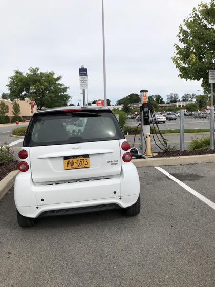 EV charger at Amsterdam Commons