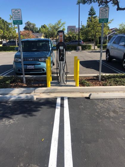 EV charger at Buena Park Community Center