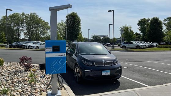 EV charger at Newcountry BMW
