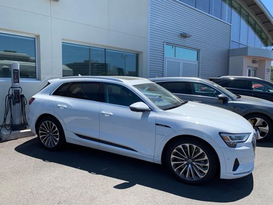 EV charger at Hoffman Audi