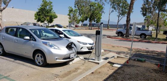 EV charger at Temecula Court House