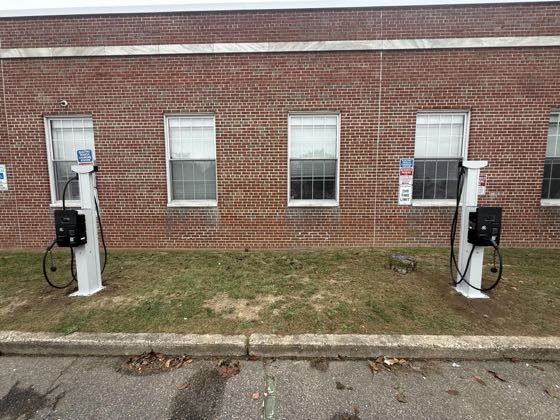 EV charger at Babylon Town Hall