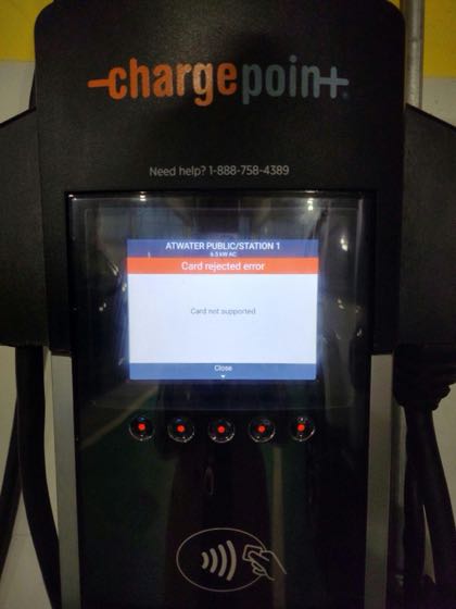 EV charger at Atwater