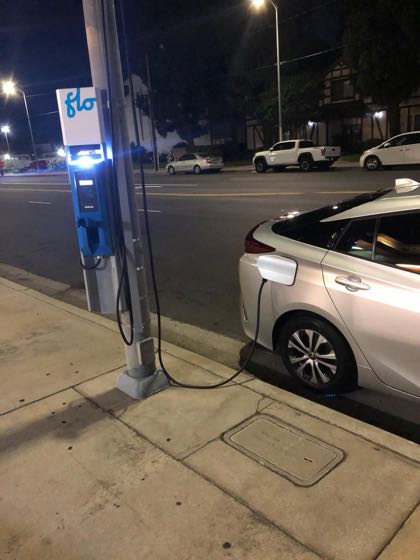 EV charger at 7150 Shoup Ave Parking