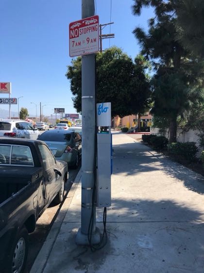 EV charger at Sherman Way & Ethel Ave Parking