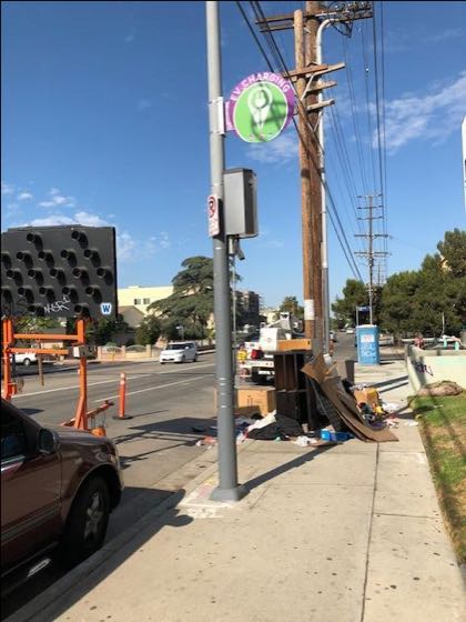 EV charger at 12581 Vanowen St Parking