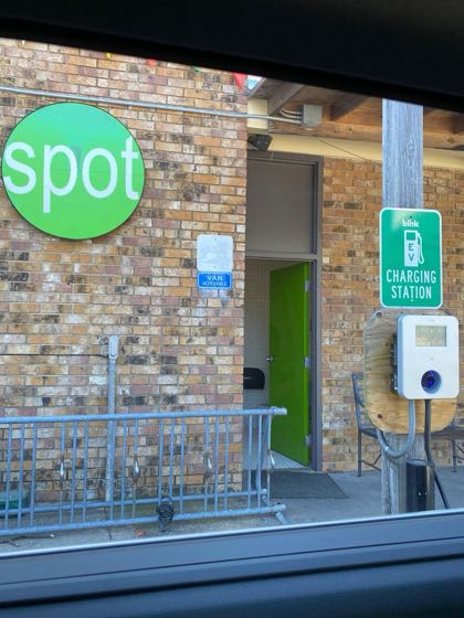 EV charger at Green Spot Market & Fuels