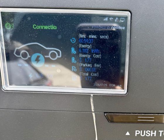 EV charger at Arthur Johnson Park