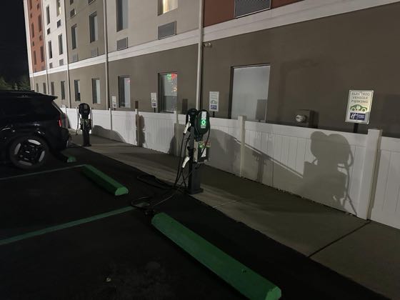 EV charger at Holiday Inn Express Jonestown - Ft Indiantown Gap by IHG