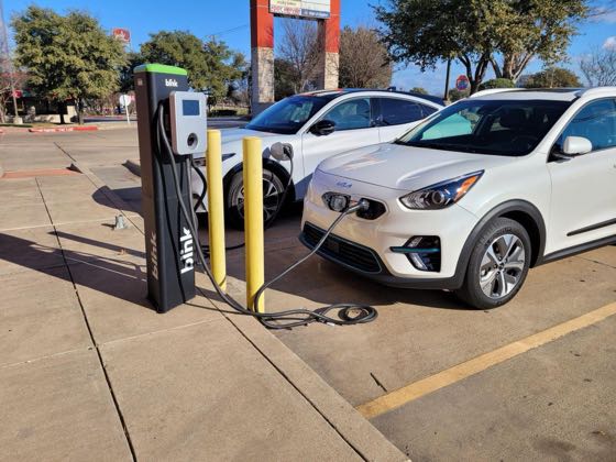 EV charger at Walgreens Round Rock