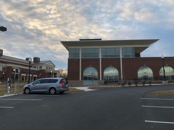 EV charger at Bucknell University - Academic East