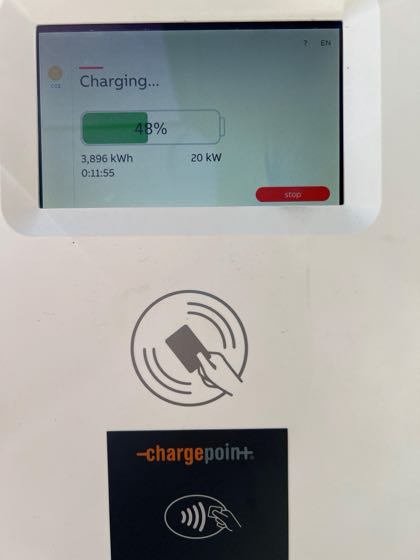 EV charger at Matt Blatt Kia