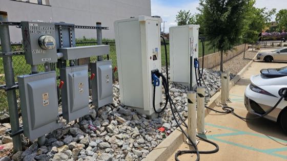 EV charger at Clevyr Inc